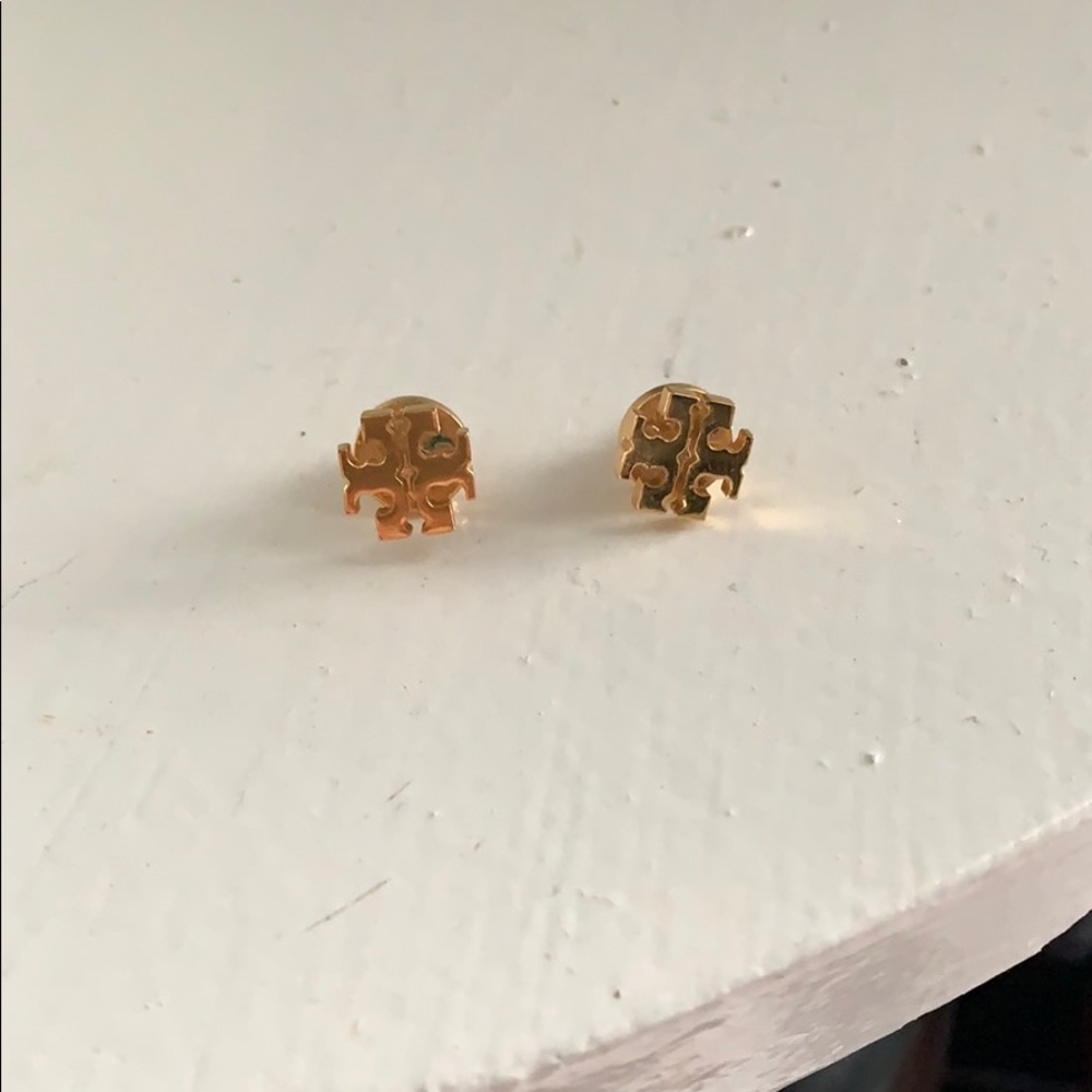 Tory Burch gold studs
